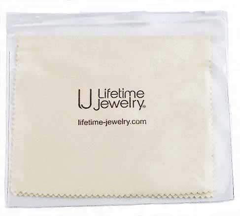 [Australia] - Lifetime Jewelry Polishing Cloth New and Improved Professional Cleaner for Gold or Rhodium Plated Jewelry Comes in Plastic Storage Pouch 5 x 6 Inches 