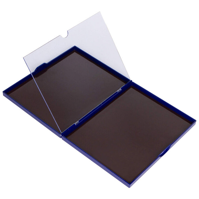 [Australia] - The Adept Palette: Magnetic Double Sided Empty Makeup Palette with Divider, 100 pan, Hardshell case, Extra Large, Holds over 100 Standard Round Eyeshadows - Blue Particle Accelerator 