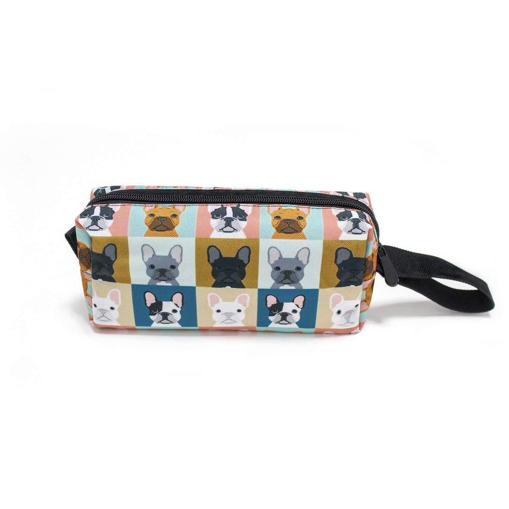[Australia] - French Bulldog Gift Portable Make-up Bag Makeup Bag Sewing Kit Medicine Bag Cosmetic Bag For Home Office Travel Camping Sport Gym Outdoor 
