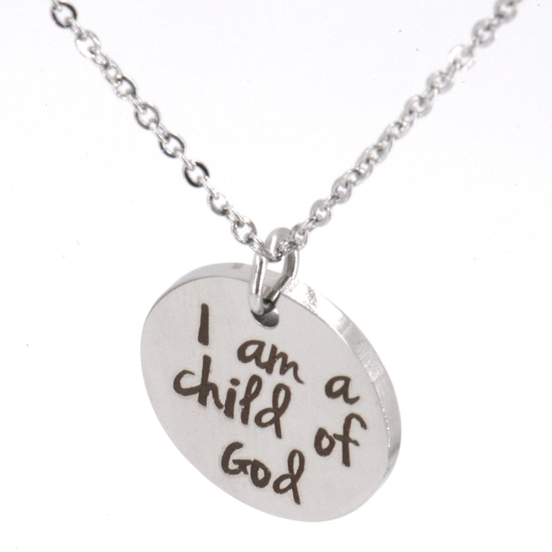 [Australia] - Christian Charm Necklace"I Am a Child of God" for Young Girls & Teens 