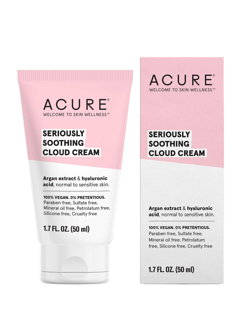 [Australia] - Acure Seriously Soothing Cloud Cream, Packaging May Vary, Argan Extract, 1.7 Fl Oz 