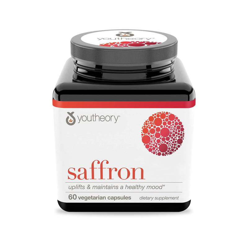 [Australia] - Youtheory Saffron Advanced with Rhodiola, 60 Count (1 Bottle) 