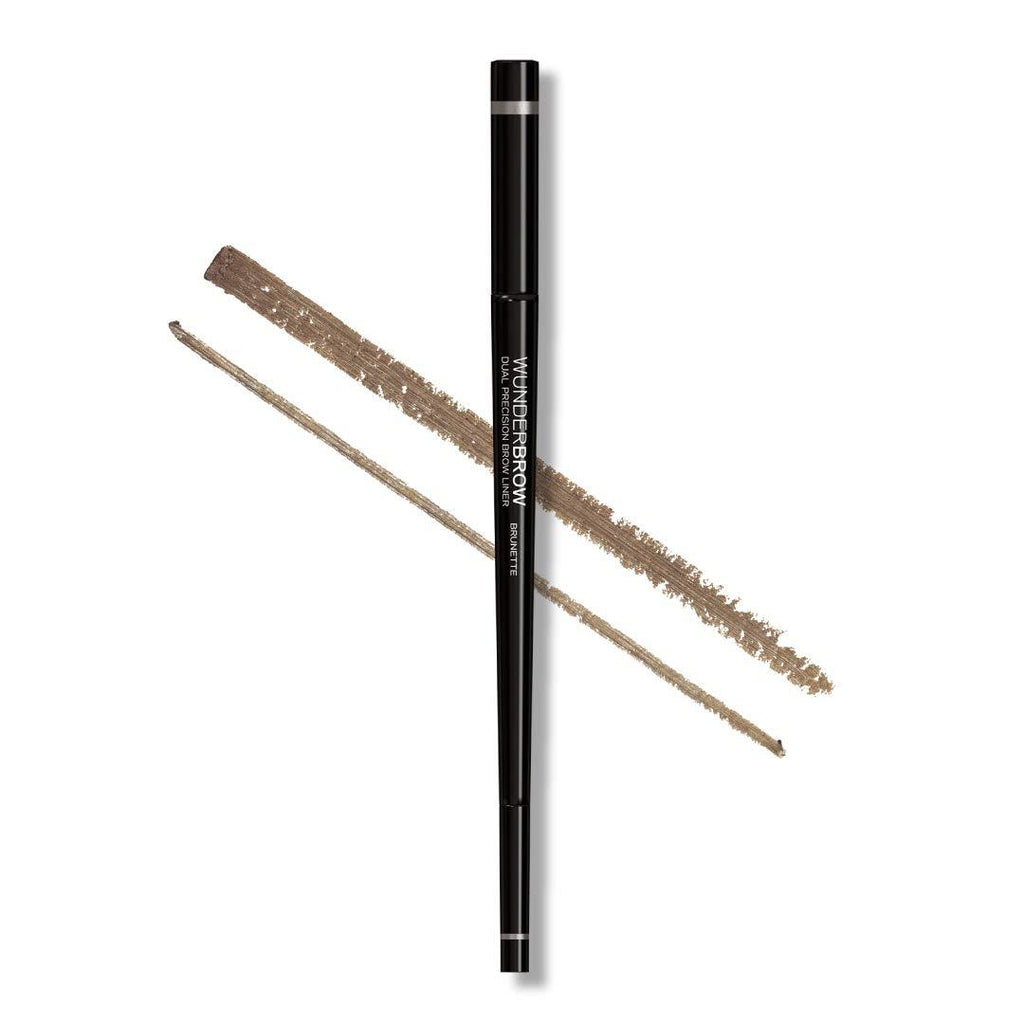 [Australia] - Wunder2 DUAL BROW LINER Makeup Eyebrow Pencil With Angled Tip, Brunette, 1 Count 0.001 Ounce 