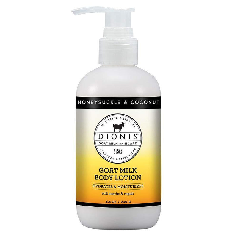 [Australia] - Dionis - Goat Milk Skincare Honeysuckle & Coconut Scented Lotion (8.5 oz) - Made in the USA - Cruelty-free and Paraben-free 8.5 Ounce 