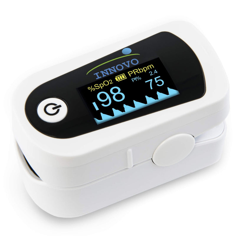 [Australia] - Innovo Premium iP900BP Fingertip Pulse Oximeter Blood Oxygen Monitor with Plethysmograph and Perfusion Index 