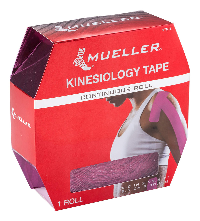 [Australia] - Mueller Kinesiology Tape, Continuous Roll, Pink, 30 Meters 