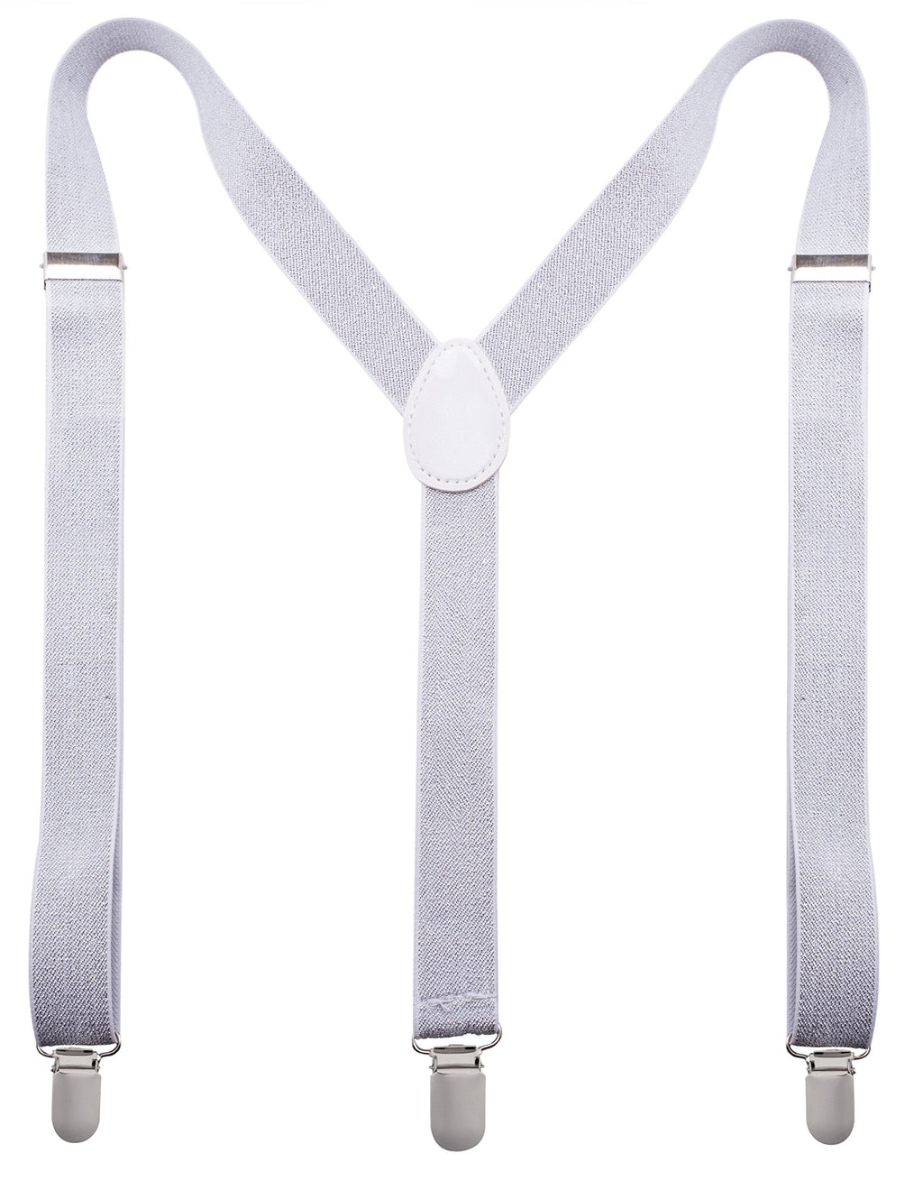 [Australia] - Man of Men - Men's Fashion Suspenders - The Glitter Collection Silver 