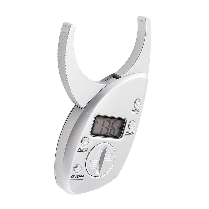 [Australia] - Portable Skin Fat Caliper Tester mm inch LCD Screen Athletic Women/Men Body Tools Monitoring Kit 