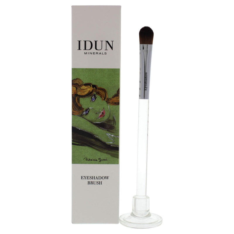 [Australia] - IDUN Minerals Eyeshadow Brush - Apply, Set, Define, Blend, & Smudge - For A Smooth Flawless Finish - Premium Quality Synthetic Taklon Bristles - 100% Vegan, Hypoallergenic, Cruelty Free - No Shedding 