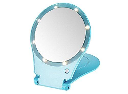 [Australia] - Floxite 5x Magnifying 360 Degree Lighted Home & Travel Mirror 