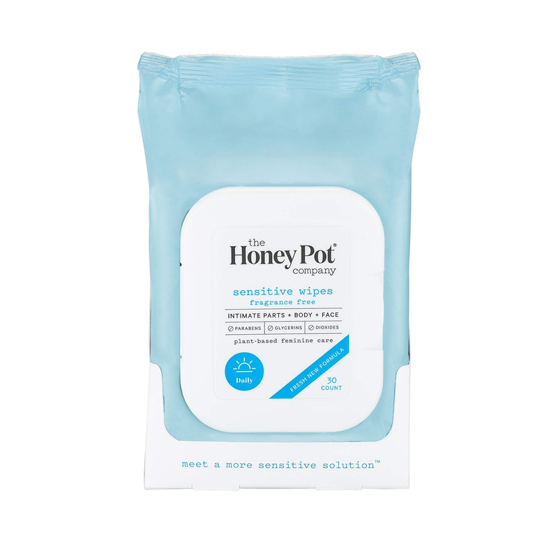 [Australia] - The Honey Pot Company Feminine Wipes - Sensitive, 30 Count 