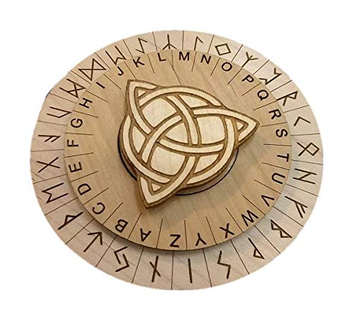 [Australia] - Runes Cipher for Escape Rooms - Decoder Disk - Escape Room Prop 