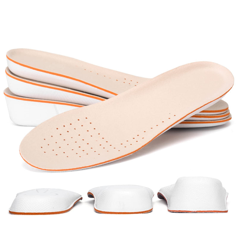 [Australia] - Height Increase Insole 3.5cm Breathable High Full Shoe Insoles Shoe Inserts Cushion Pads Lift Kits Elevator Insoles for Women US4-7 US 4-7 
