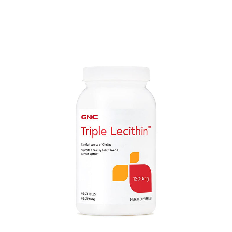 [Australia] - GNC Triple Lecithin 1200 MG - 90 Softgels 