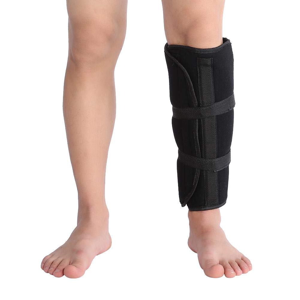 [Australia] - Shank Calf Support Night Splint, Tibia and Fibula Fracture Orthosis External Adjustable Fixation Strap Wrap Sleeve Belt Protector (M) M 