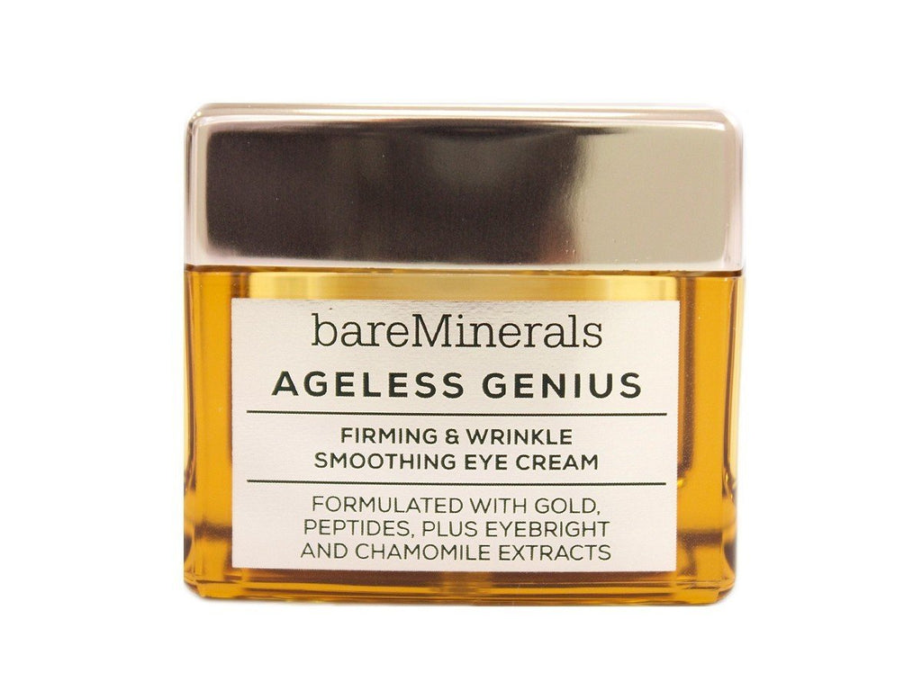 [Australia] - bareMinerals Ageless Genius Firming and Wrinkle Smoothing Eye Cream, 0.5 Ounce, clear (I0096120) 