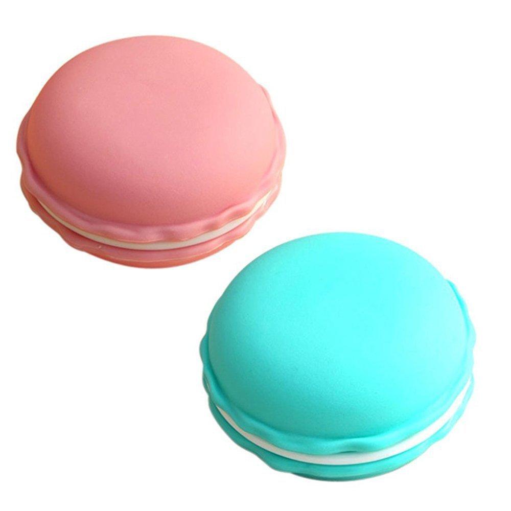 [Australia] - Giant Macaron Case, Coolrunner Macaron Jewelry Box, Macaron Cute Pill Box, Colorful Macaron Jewelry Storage Box, Shape Storage Box Candy Cute Pill Organizer Case Container(Large 2 pcs) 