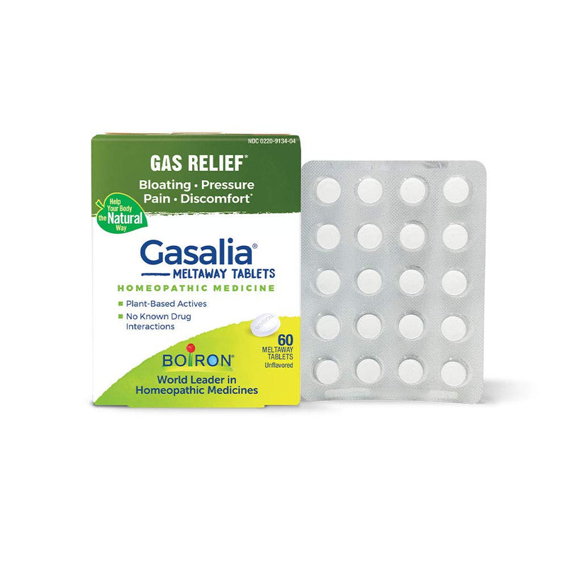 [Australia] - Boiron Gasalia Tablets for Relief from Gas Pressure, Abdominal Pain, Bloating, and Discomfort - 60 Count 