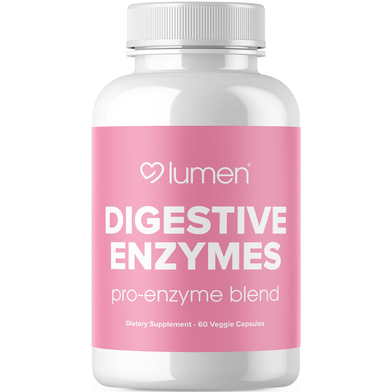 [Australia] - Lumen Naturals Digestive Enzymes Probiotics and Prebiotics - Powerful Enzymes for Digestion - Bloating Relief for Women - Gut Health Supplement - 60 Vegetable Capsules 