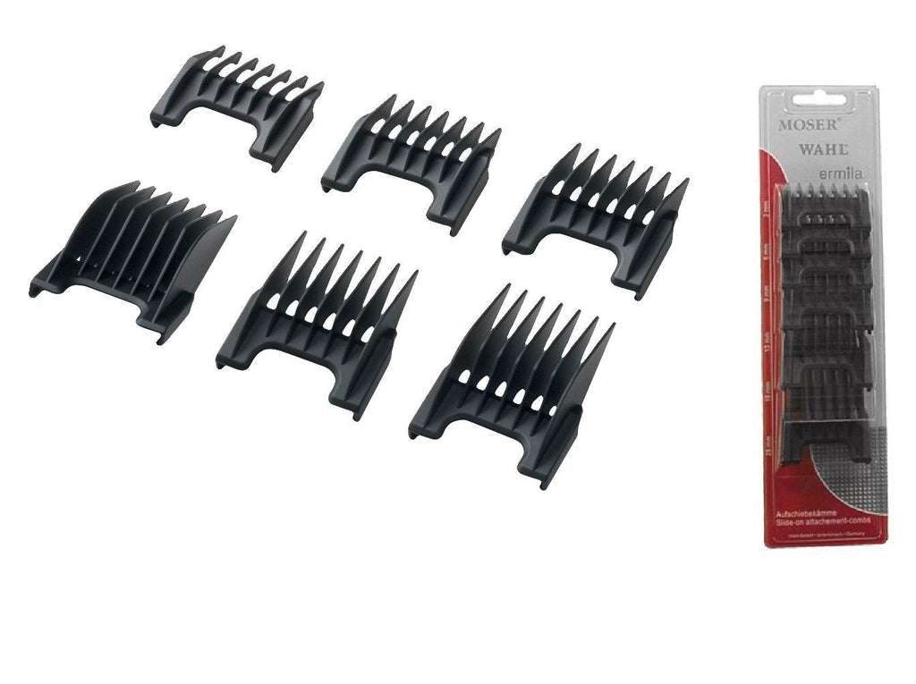 [Australia] - Moser Attachment Combs FOR-1888-1884-1871-1854-1872-1873-1661-1660-1230 (3mm-25mm Pack) 