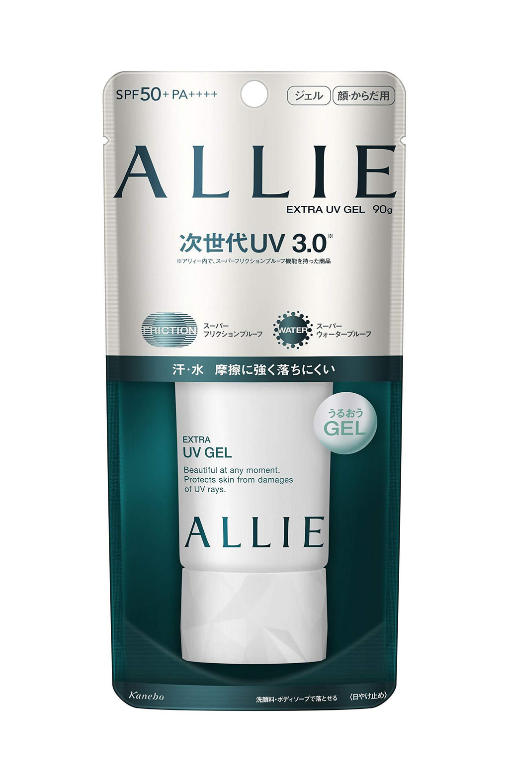 [Australia] - Kanebo ALLIE Extra UV Gel Sunscreen - SPF50+ PA++++ 90g / 3.1oz | NEW 2018 3.0 UV Gel 90g (2020) 