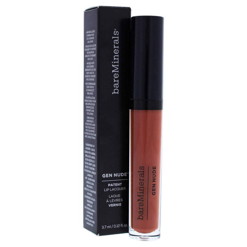 [Australia] - bareMinerals Gen Nude Patent Lip Lacquer Lip Gloss, Hype, 0.12 Ounce 