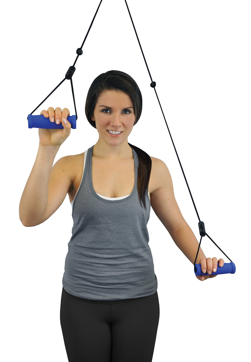[Australia] - Blue Jay An Elite Healthcare Brand Move those Shoulders Overdoor Shoulder Pully With Door Strap - Fully Assembled , Improves Range of Motion | Easily Adjustable for Physiotheraphic Exercises. 