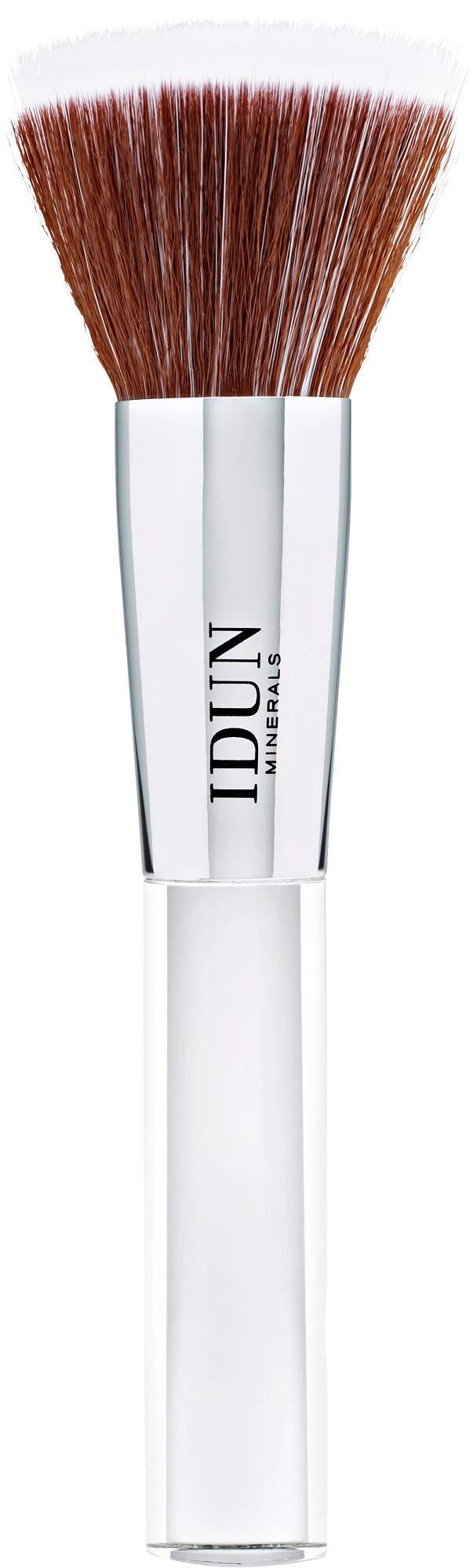 [Australia] - IDUN Minerals Stippling Brush - For Powder Foundation, Blush, Bronzer - Flawless Application - Premium Quality Synthetic Taklon Bristles - 100% Vegan, Hypoallergenic, Cruelty Free - No Shedding 