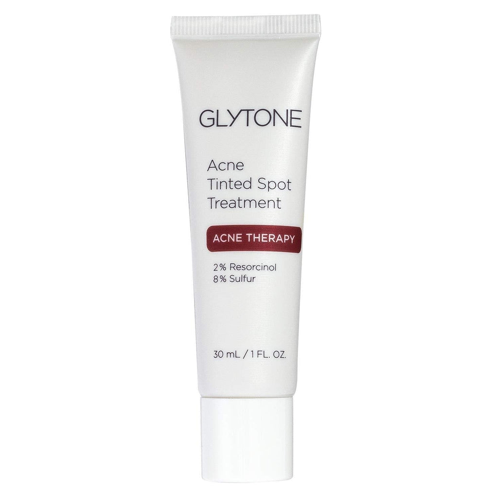 [Australia] - Glytone Acne Tinted Spot Treatment with 8% Sulfur, 2% Resorcinol, Tinted Cream Formula to Conceal Blemishes, Oil-Free, Non-Comedogenic, 1 oz. 