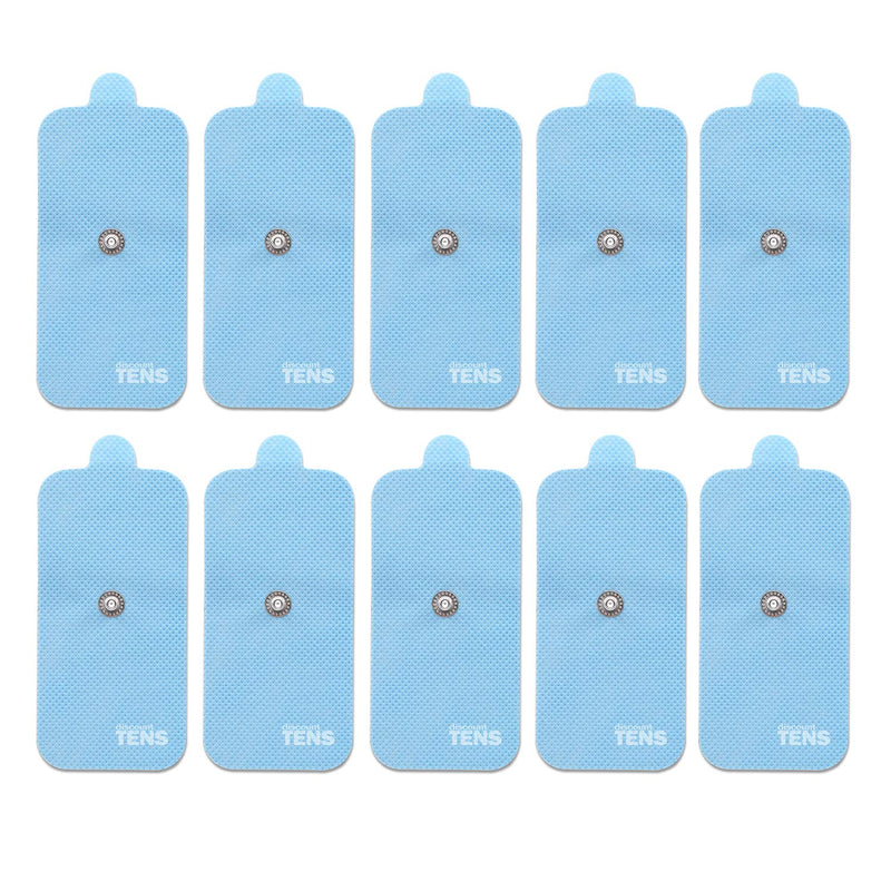 [Australia] - TENS XL Electrodes Compatible with HealthMateForever, 10 (5 Pair) XL Premium HealthMate Compatible Replacement Pads for TENS Units, Discount TENS Brandt (XL, 5 Pair) 10 Count (Pack of 1) 