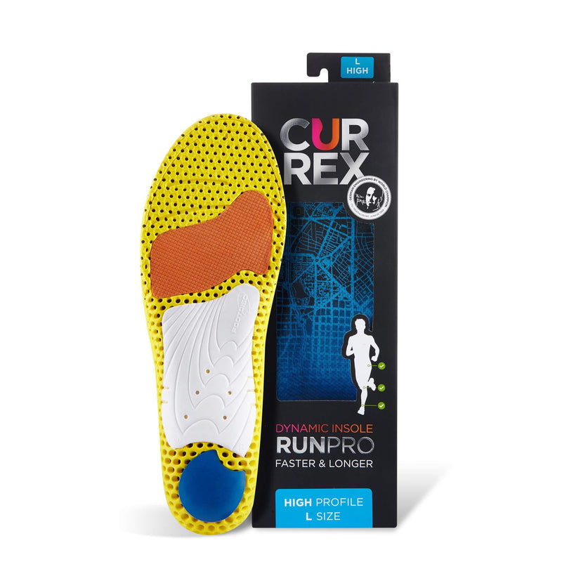 [Australia] - CURREX RUNPRO - – World’s leading insoles for Running shoes. Cushioning, dynamic support & performance XS: 3-4.5 Men / 4.5-6 Women High 