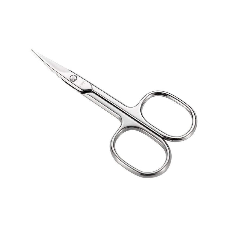 [Australia] - LIVINGO Premium Manicure Scissors Multi-purpose Stainless Steel Cuticle Pedicure Beauty Grooming Kit for Nail, Eyebrow, Eyelash, Dry Skin Curved Blade 3.5 inch 