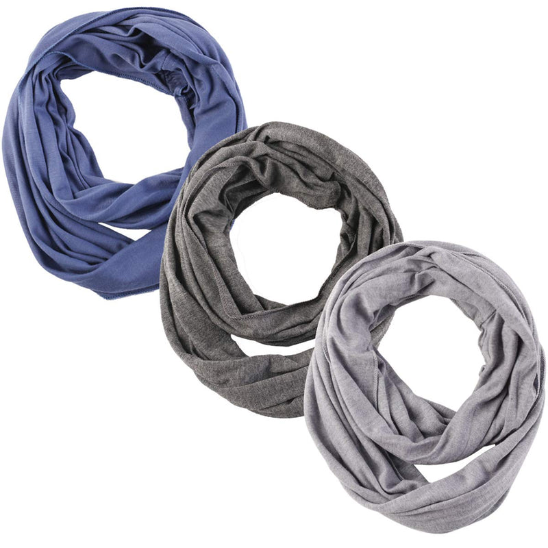 [Australia] - Toddler Baby Girls Boys Jersey Infinity scarf, Cozy Soft, Fashion stylish Et-07 7-14 Years Old 