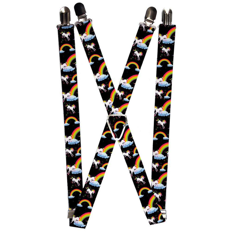 [Australia] - Buckle-Down Men's Suspender-Unicorns, Multicolor, One Size 