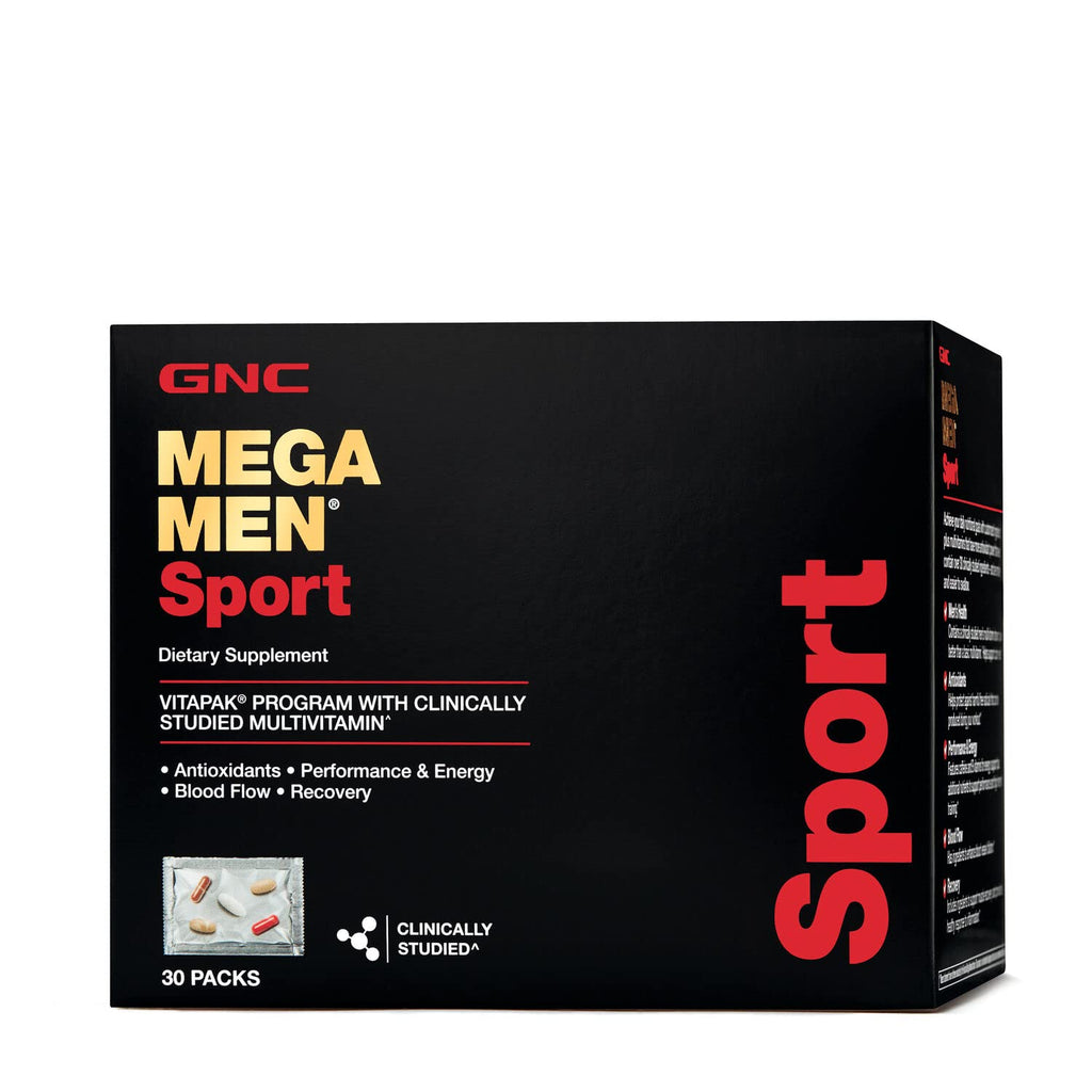 [Australia] - GNC Mega Men Sport Vitapak 30 Day New Formula 30 Count (Pack of 1) 