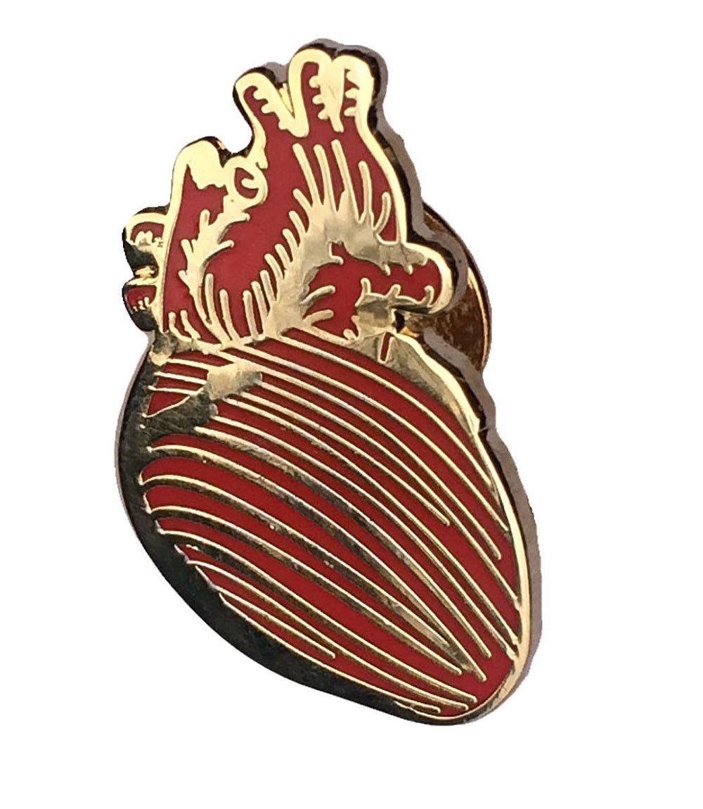 [Australia] - Anatomical Heart Lapel pin 