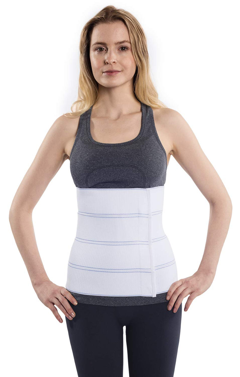 [Australia] - NYOrtho Abdominal Binder Lower Waist Support Belt - Compression Wrap for Men and Women (90" - 105") 4 Panel - 12" 4 Panel - 12" High 90-105 Inch (Pack of 1) 