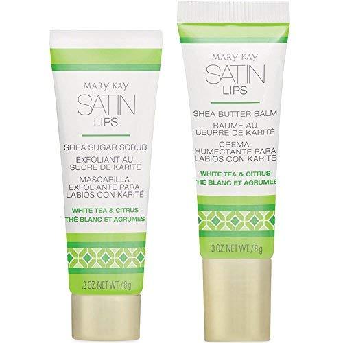 [Australia] - Mary Kay Satin Lips Set - Shea Sugar Scrub and Shea Butter Balm 3 oz. NET / 8 g 