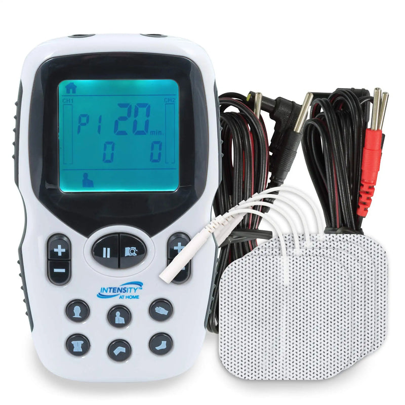 [Australia] - Intensity at Home TENS Unit Muscle Stimulator - Electric Pulse Muscle Stimulator for Back Pain, Neck Pain, Body Pain - Electric Massager for Muscles With Electro Stim 