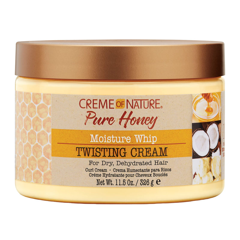 [Australia] - Curl Cream for Curly Hair by Creme of Nature, Moisture Whip Twisting Cream for Dry Dehydrated Hair with Pure Honey, 11.5 Fl Oz 