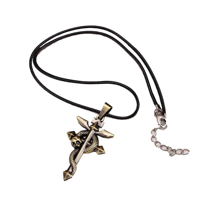 [Australia] - DoubleChin Full Metal Alchemist Necklace - Flamel Necklace 