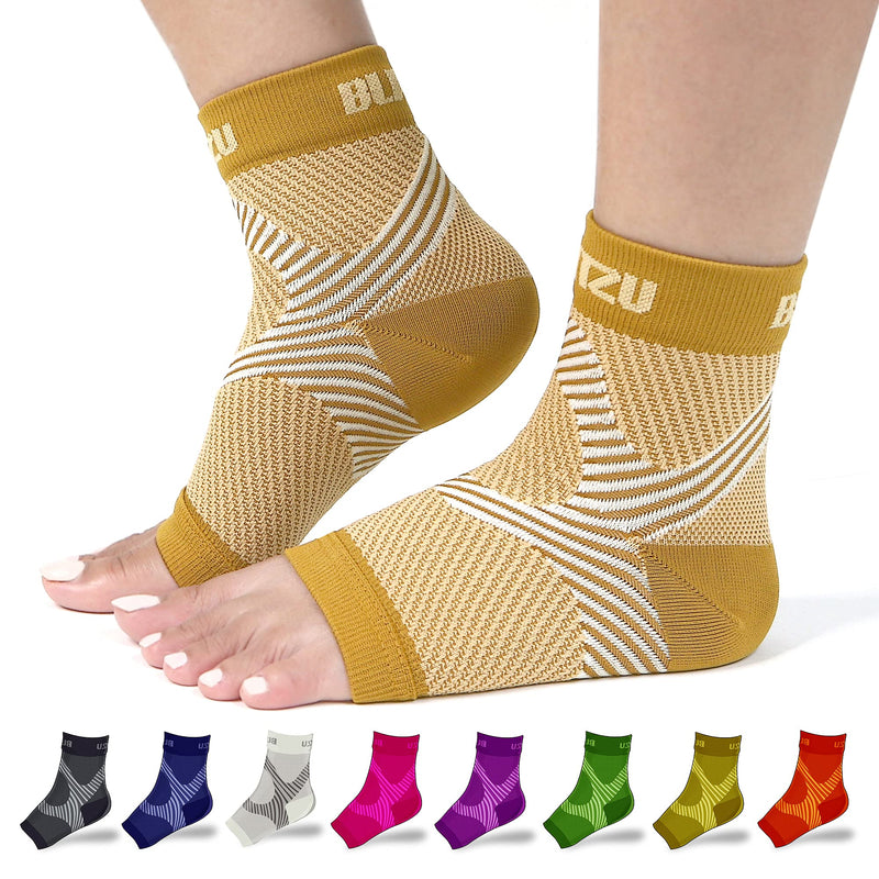 [Australia] - Plantar Fasciitis Splint Night Compression Sock Heel Supports for Heel Pain Plantar Fasciitis Support Foot Braces for Foot Pain Compression Socks for Plantar Fasciitis for Women Foot Sleeve Nude L-XL Large/X-Large (1 Pair) Nude (Beige) 