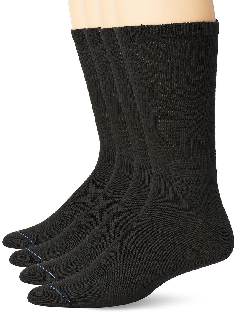 [Australia] - Dr. Scholl's Women's Diabetes & Circulator Socks - 4 & 6 Pair Packs Crew 8-12 Black 