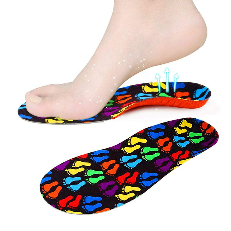 [Australia] - Orthotics Insole Kids - Orthotic Shoes Inserts for Flat Feet and Arch Support (Little Kids 10-12.5) Little kids 10-12.5 