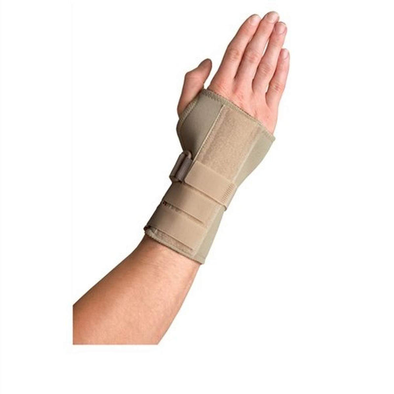 [Australia] - Thermoskin Wrist Brace, Hand Brace, Carpal Tunnel Brace with Dorsal Stay, Beige, Right, Medium 