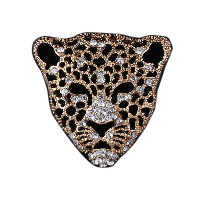 [Australia] - Leopard Brooch Pin Jewelry for Men Suits Valentines Day Gifts for Boyfriend Fathers Day Gifts from Daughter Papa Gifts 