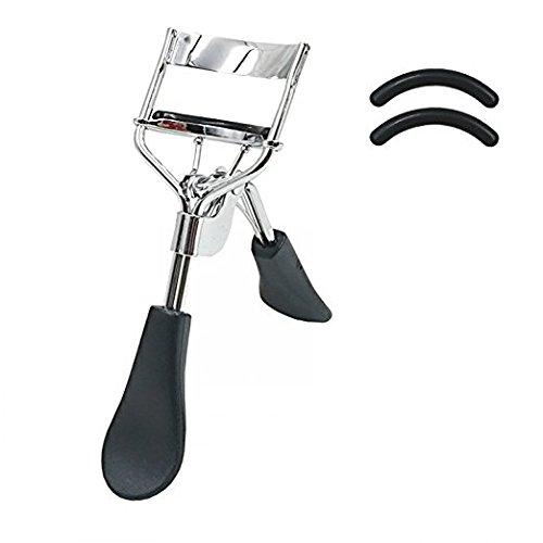 [Australia] - WOIWO Eyelash Curler - Professioner Lash Curler with Silicone Refill Pad, Eye Lashes Clip Professional Stainless Steel Curled Cosmetic Makeup Accessory Long Lasting 
