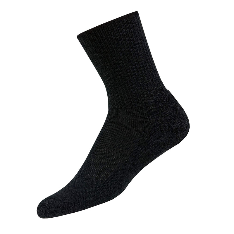 [Australia] - Thorlos Advanced Diabetic Crew Single Pair Medium Black 