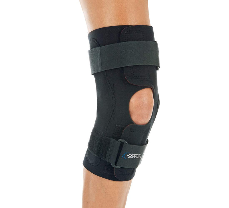 [Australia] - United Ortho - USA-35009 Wraparound Hinged Knee Brace, XXL, Black 