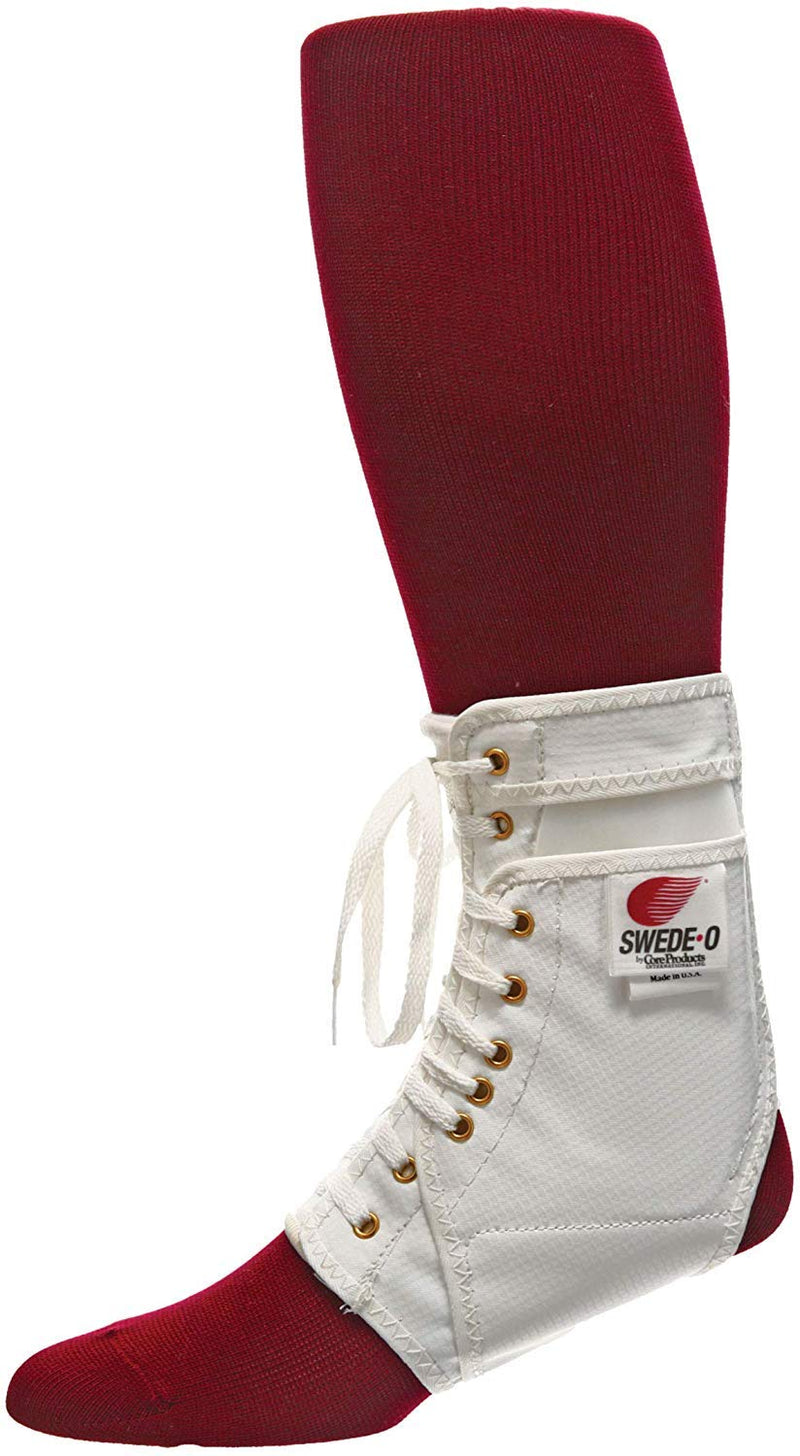 [Australia] - Swede-O Ankle Lok Support with Knit Tongue, Medium, White 